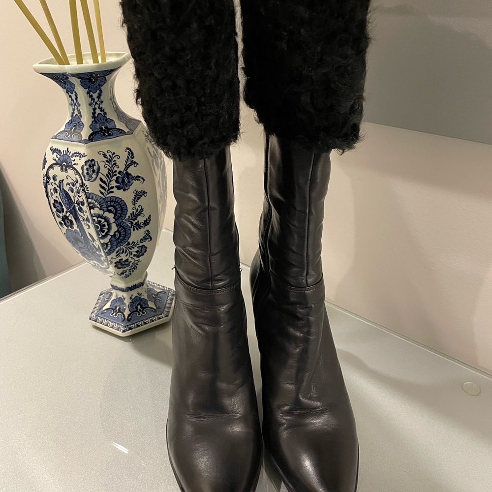 Massini Santini leather calf boots Size 7.5